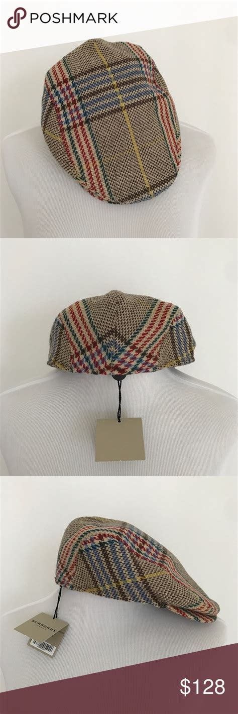 burberry wool newsboy cap